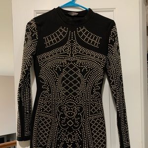 Metal beaded dress!
